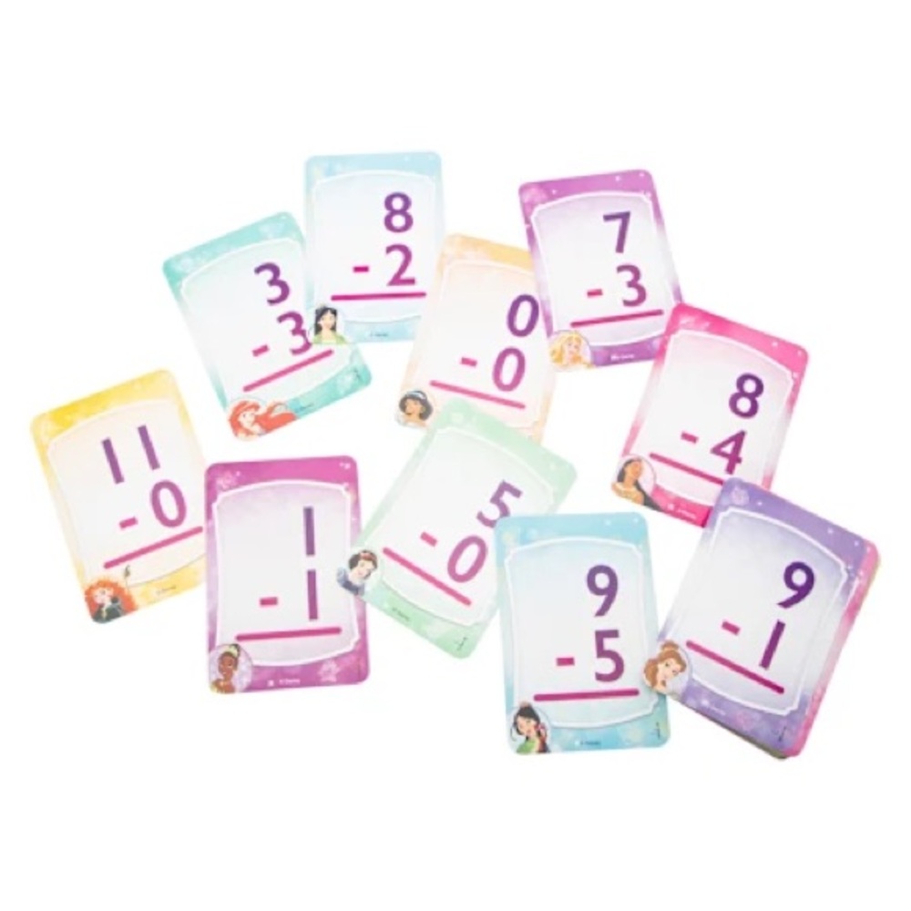 Disney Princess Subtraction Flash Cards - 36 count - Picture 3 of 4